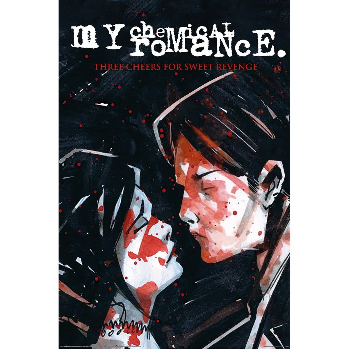 plakát MY CHEMICAL ROMANCE - THREE CHEERS