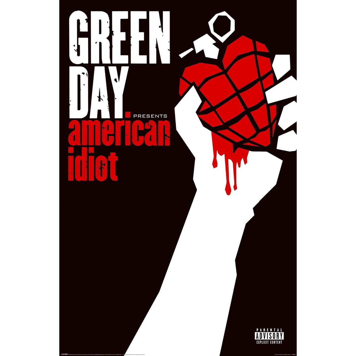 plakát GREEN DAY - AMERICAN IDIOT ALBUM
