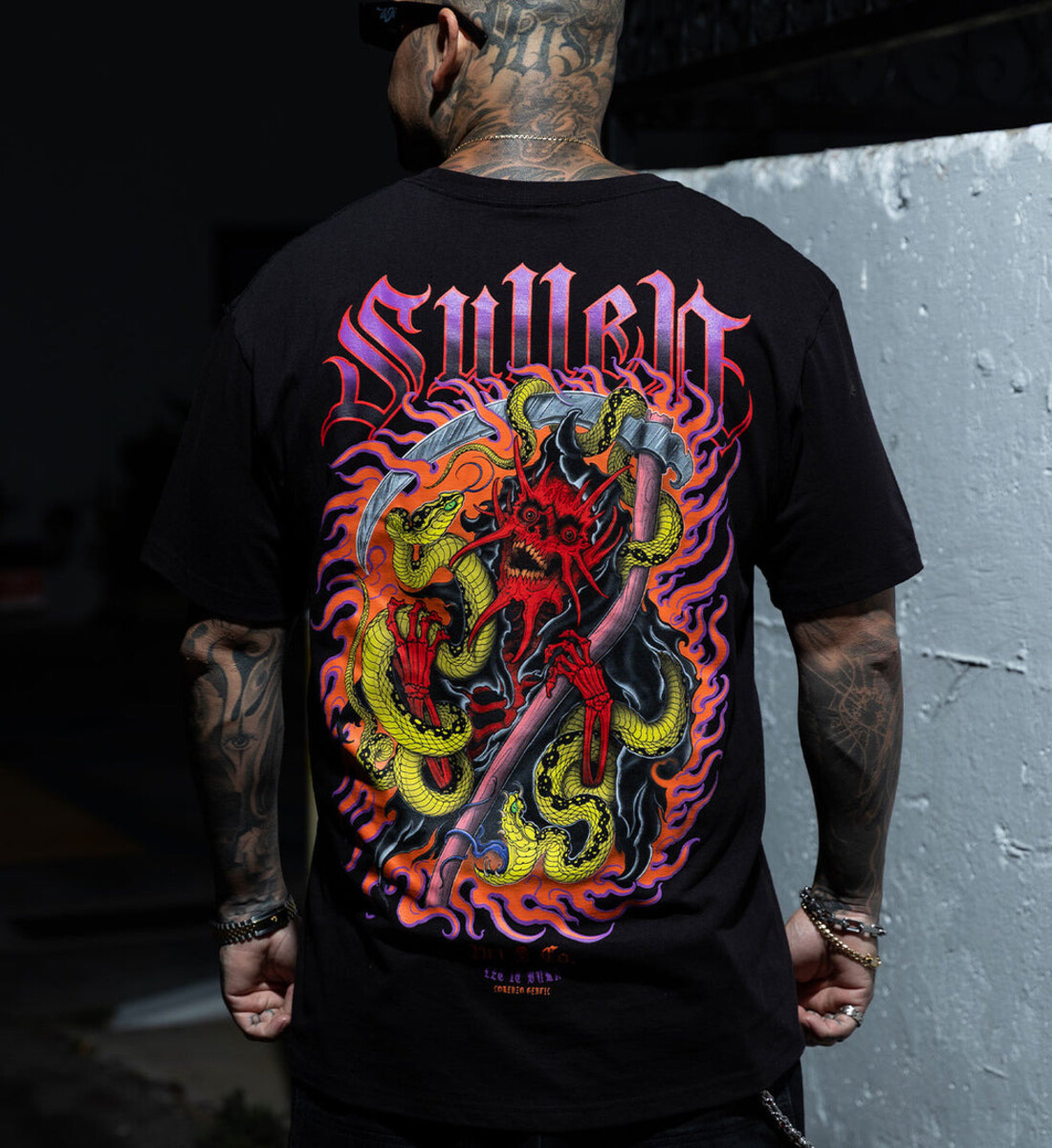tričko hardcore pánské - RED REAPER - SULLEN - SCM7547_BK M