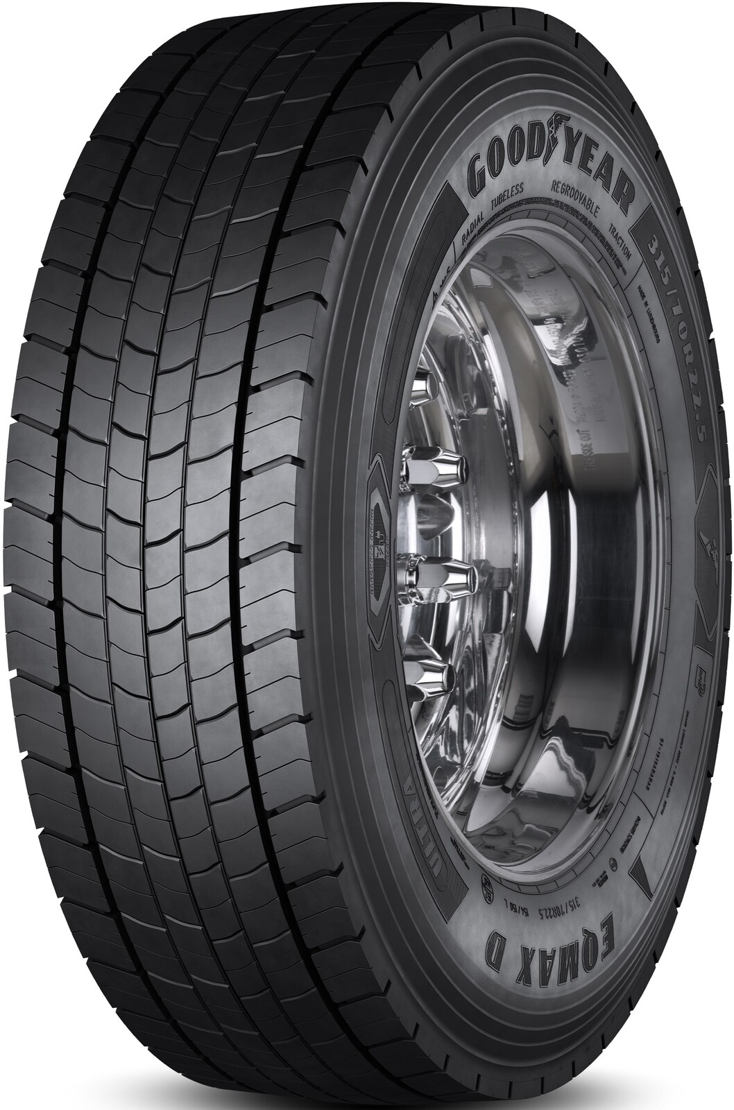 GOODYEAR 315/80 R 22.5 156L/154M EQMAXDULT TL M+S 3PMSF EDR 20PR