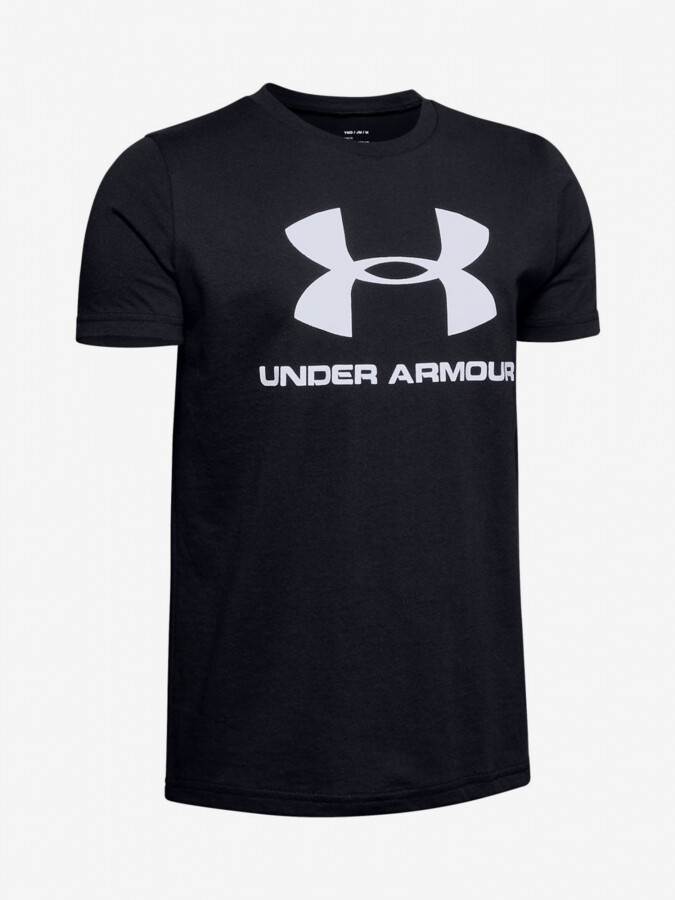 Tričko Under Armour Sportstyle Logo Ss-Blk