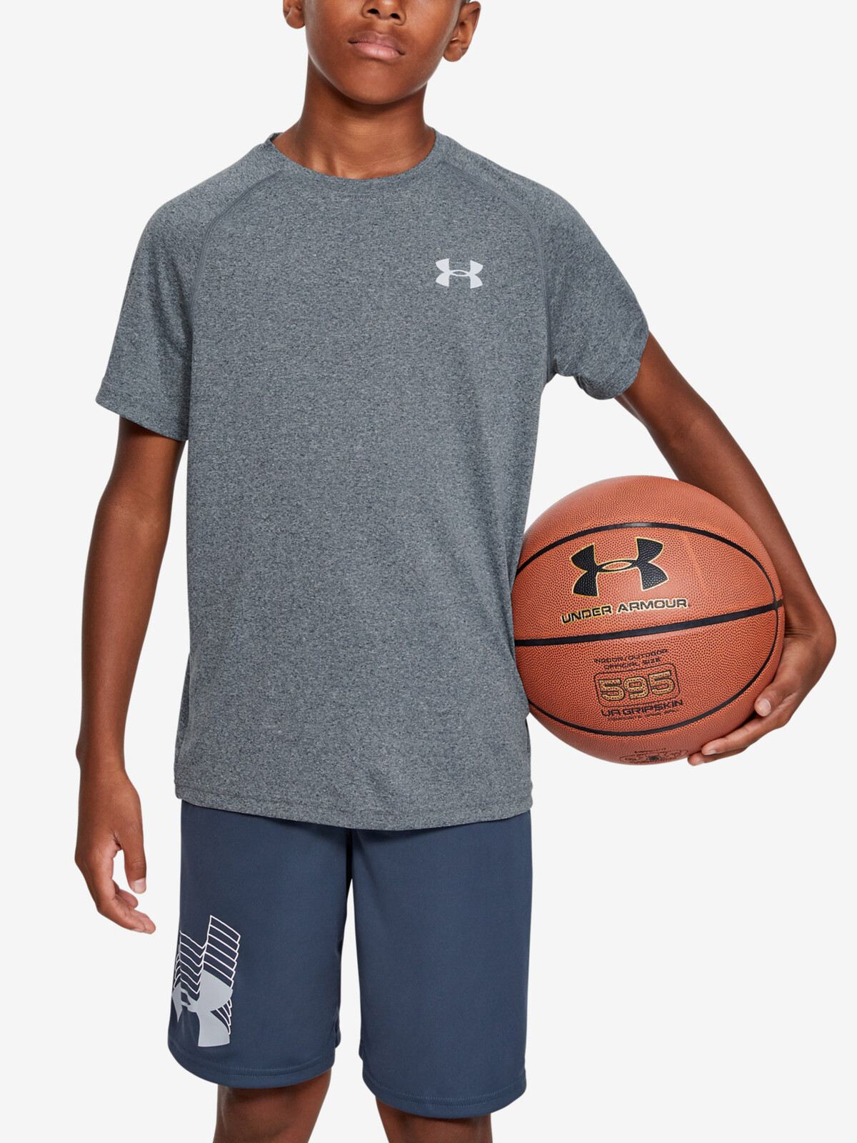 Tričko Under Armour Tech Tee-Gry