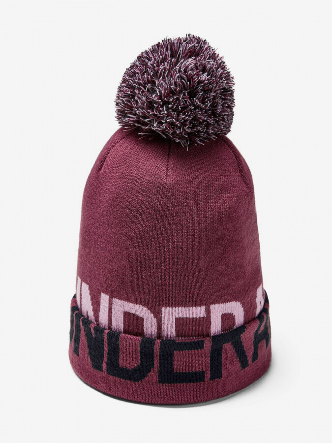 Čepice Under Armour Graphic Pom Beanie-Ppl
