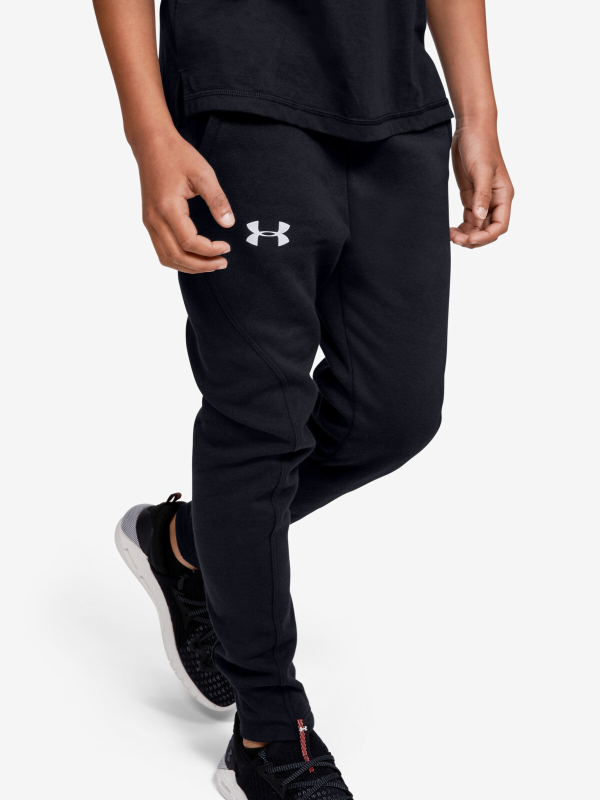 Tepláky Under Armour Rival Solid Jogger-Blk