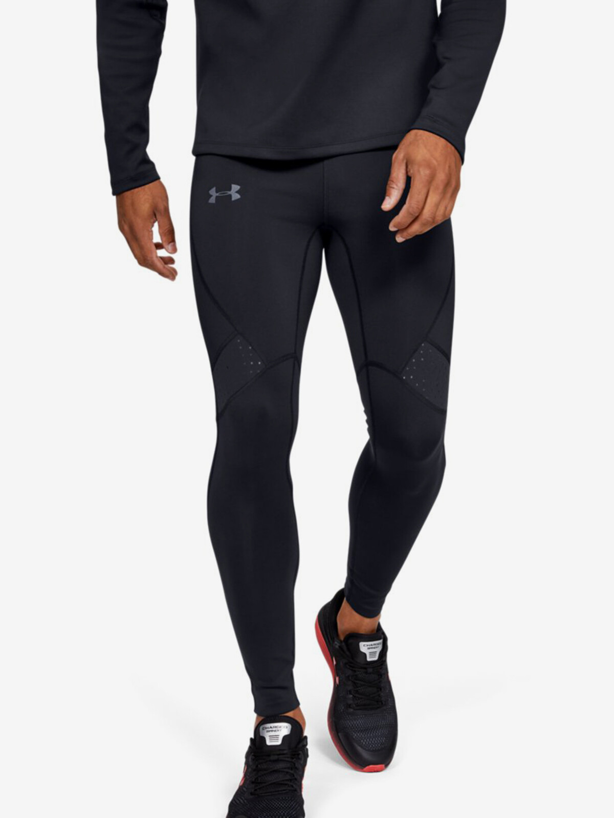 Kompresní legíny Under Armour Qualifier Coldgear Tight-Blk