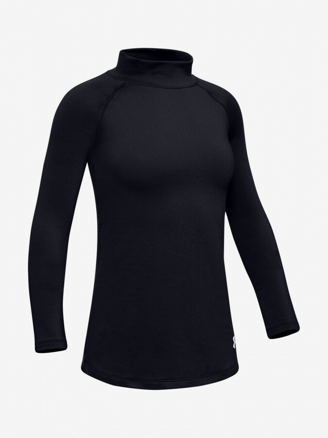 Under Armour Tričko Coldgear Ls Mock-Blk - Holky