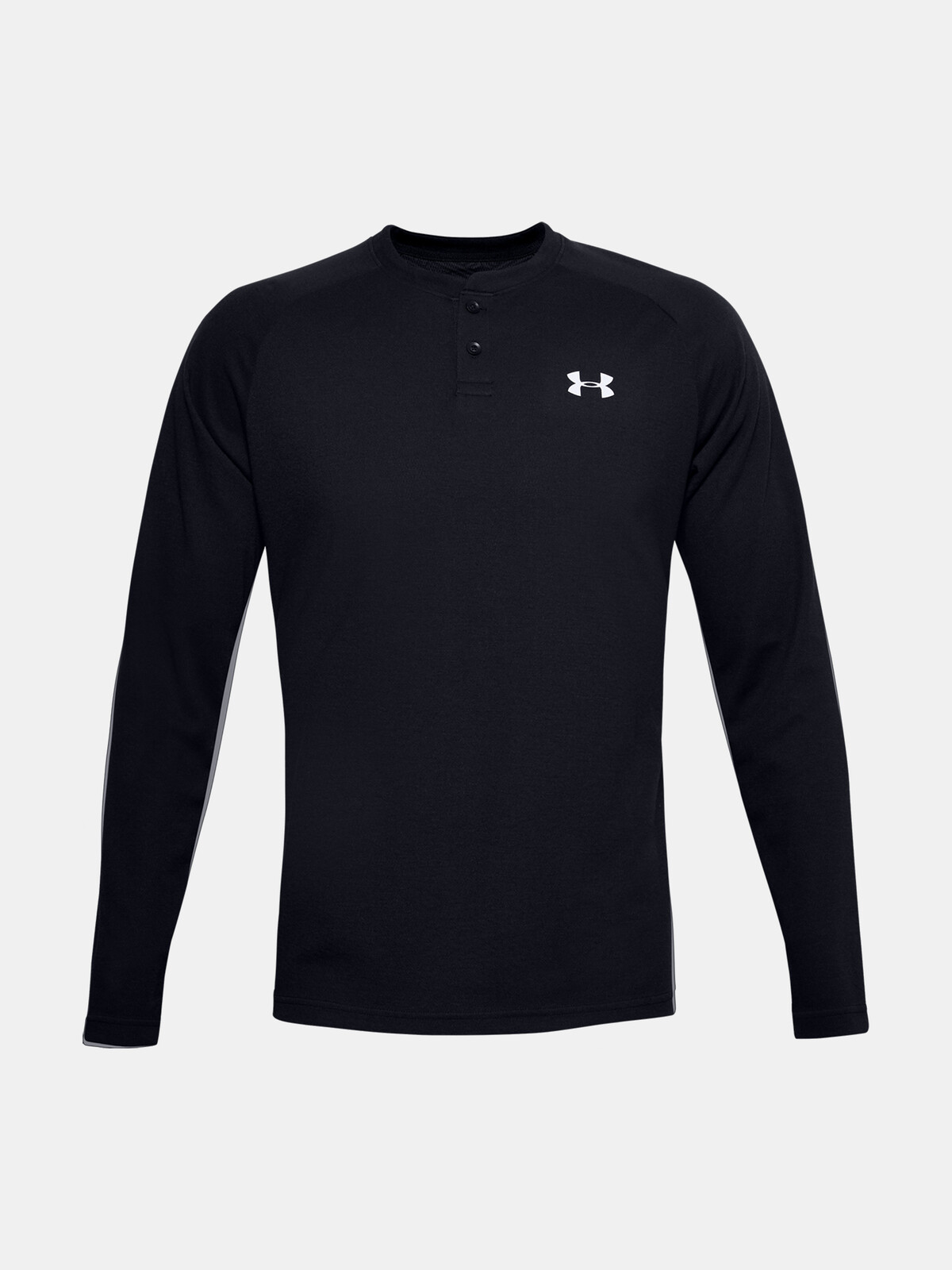 Under Armour Tričko UA CGI Henley-BLK - Pánské
