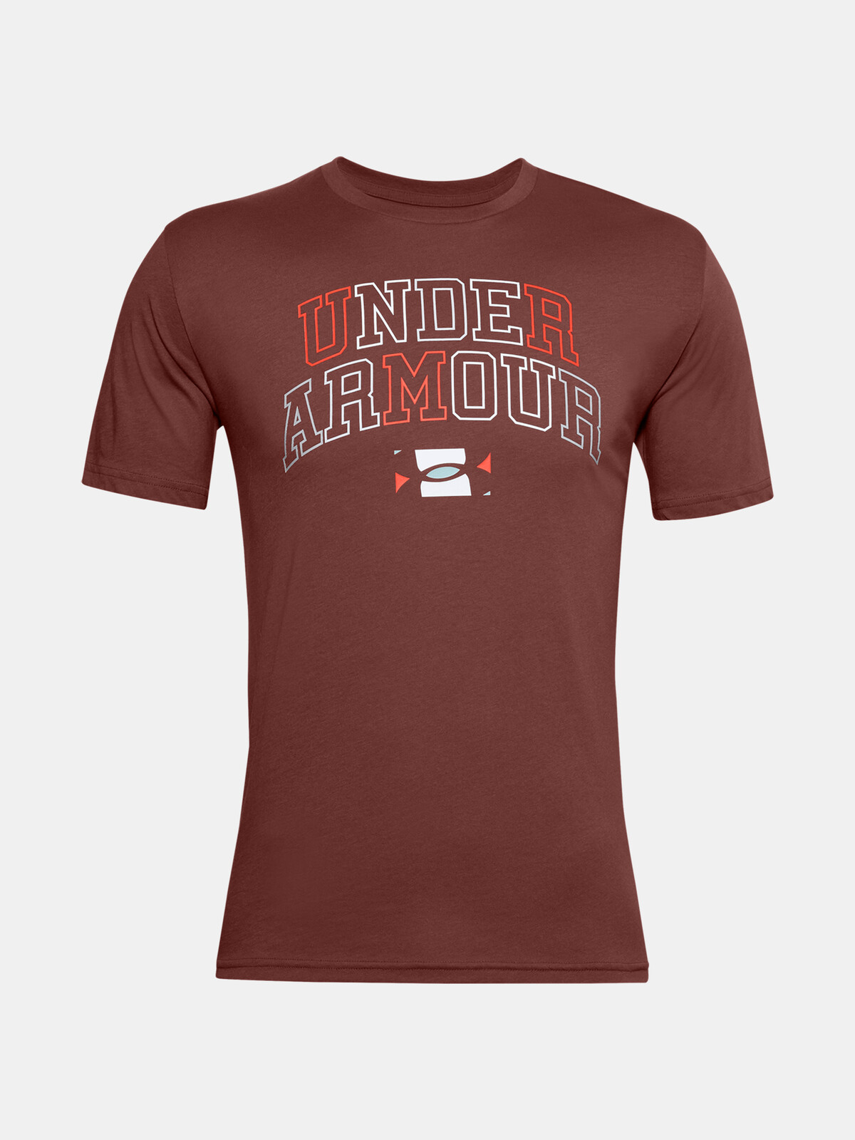 Under Armour Tričko UA MULTICOLOR COLLEGIATE SS-RED - Pánské