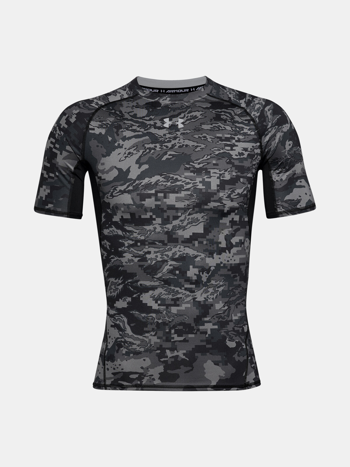Under Armour Tričko UA ARMOUR HG Print SS-BLK - Pánské
