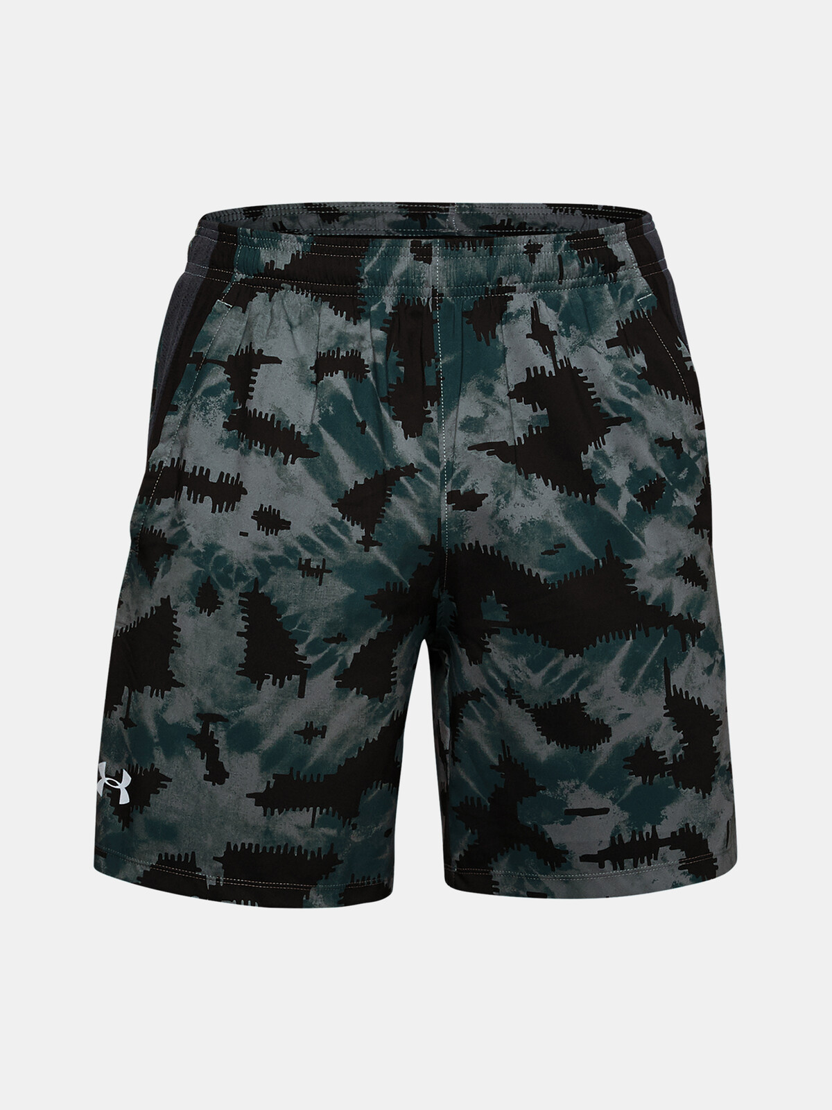 Under Armour Kraťasy UA LAUNCH SW 7'' PRINTED SHORT-BLU - Pánské