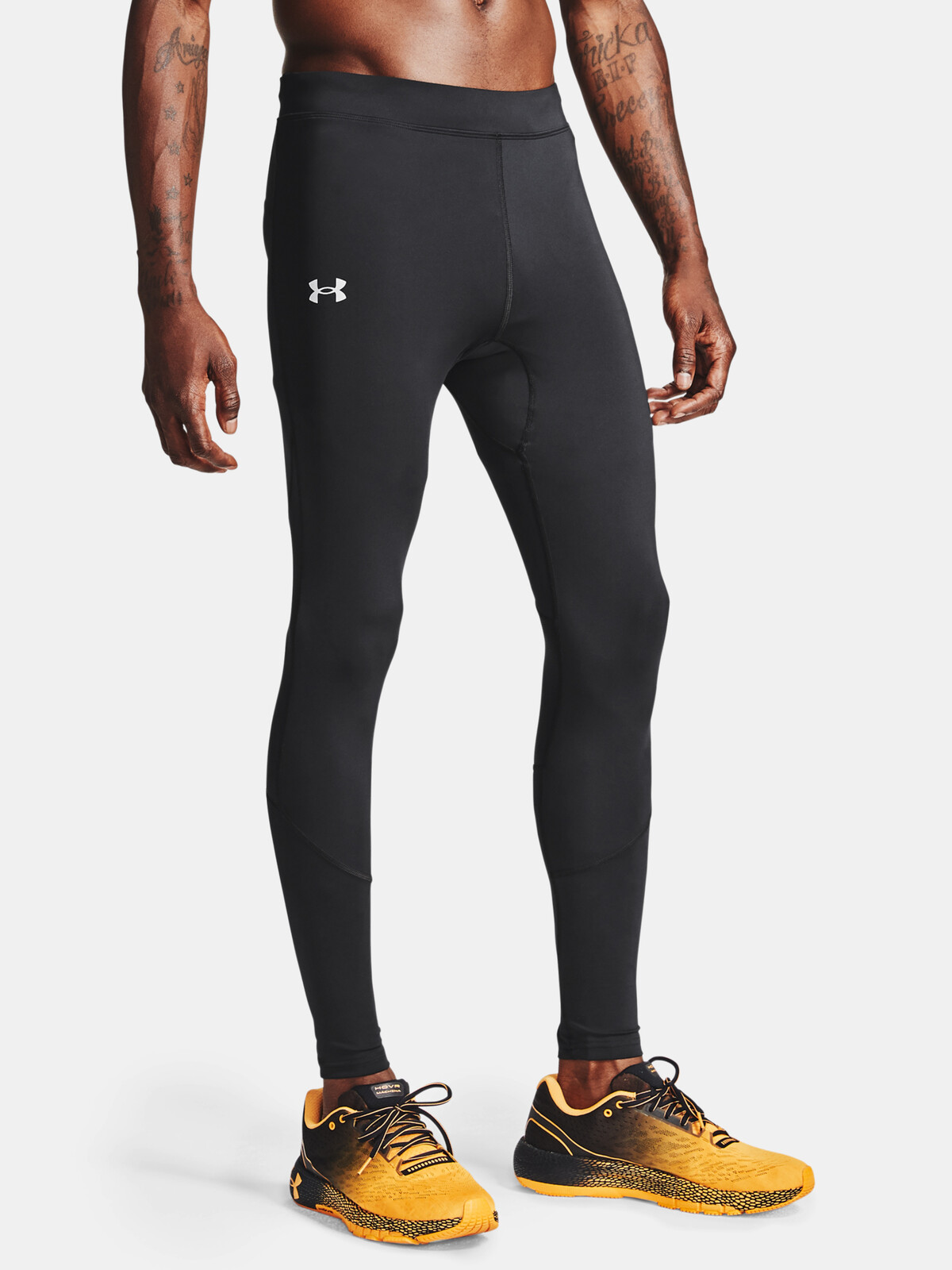 Under Armour Legíny UA Fly Fast HeatGear Tight-BLK - Pánské