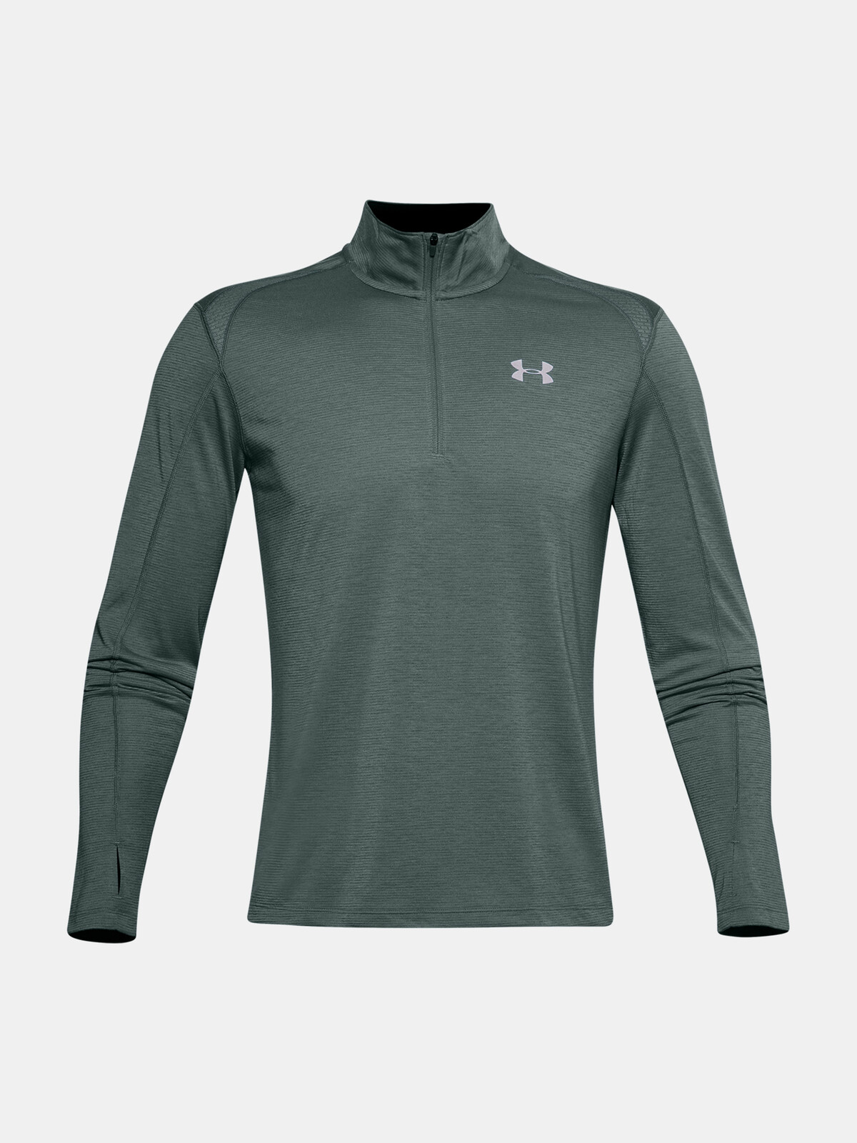 Under Armour Tričko UA STREAKER 2.0 HALF ZIP-BLU - Pánské