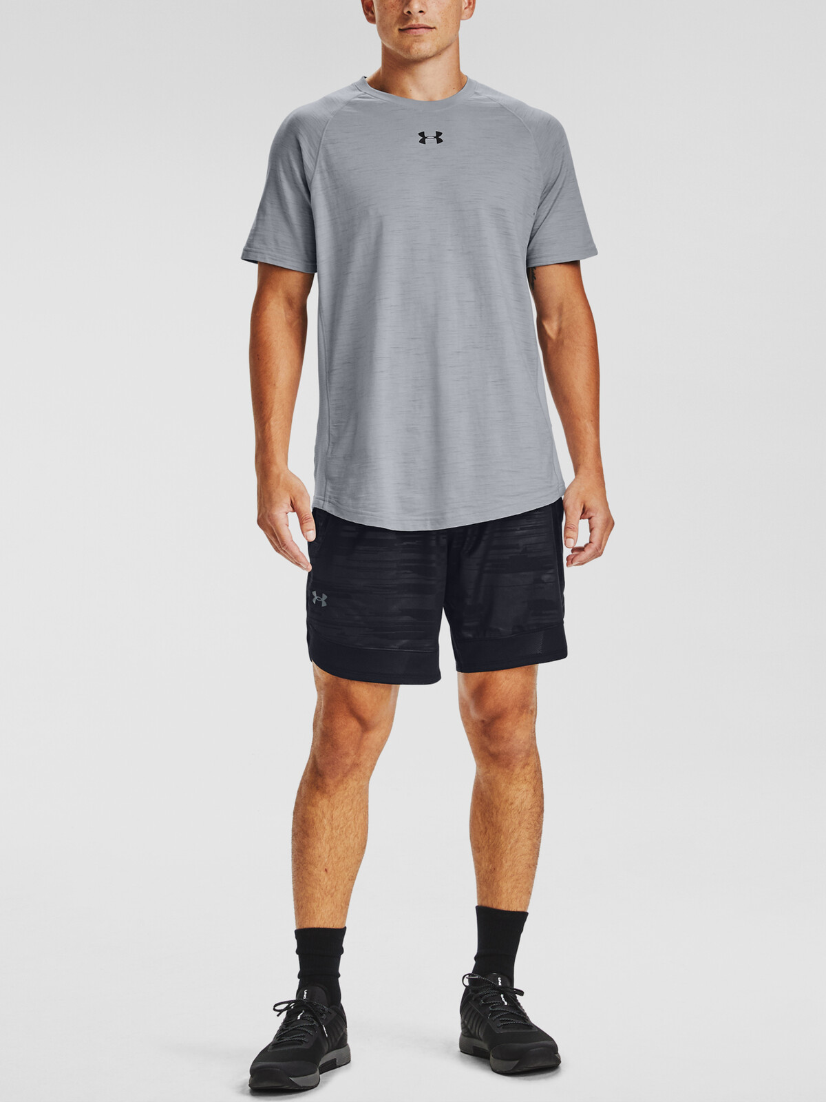 Under Armour Kraťasy UA Train Stretch Print Sts-BLK - Pánské