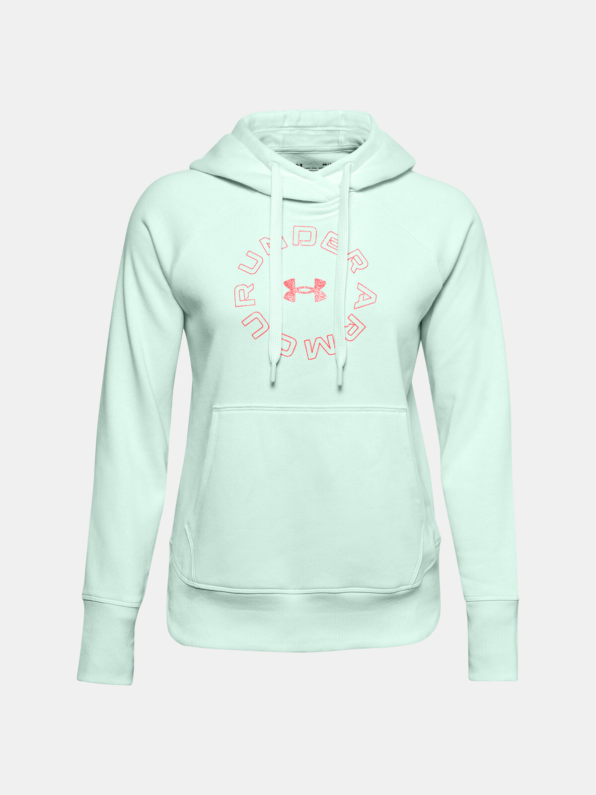 Mikina Under Armour Rival Fleece Metallic Hoodie-BLU