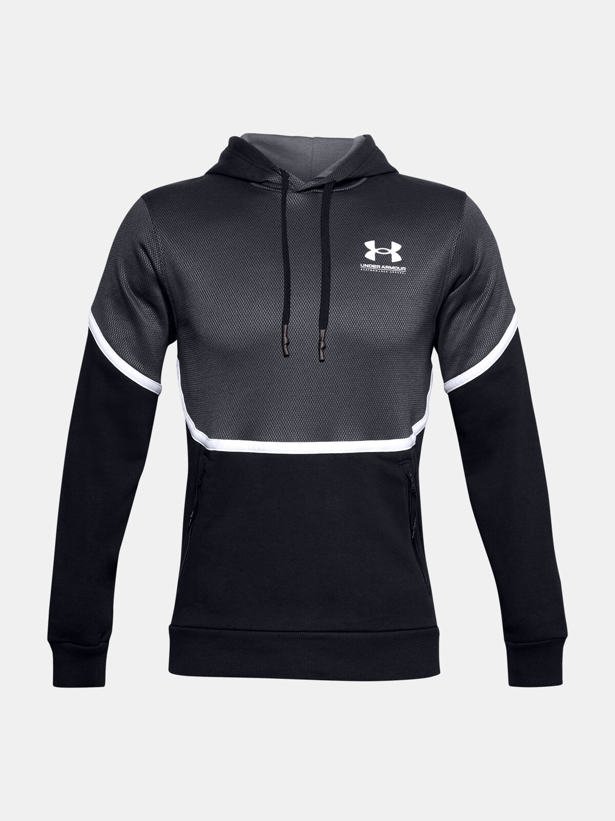 Mikina Under Armour UA Rival Fleece AMP HD-BLK
