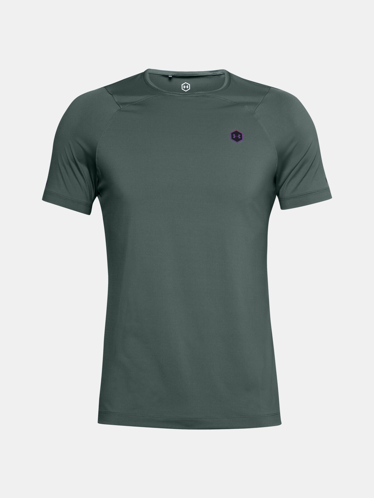 Under Armour Tričko UA Rush HG Fitted SS-BLU - Pánské