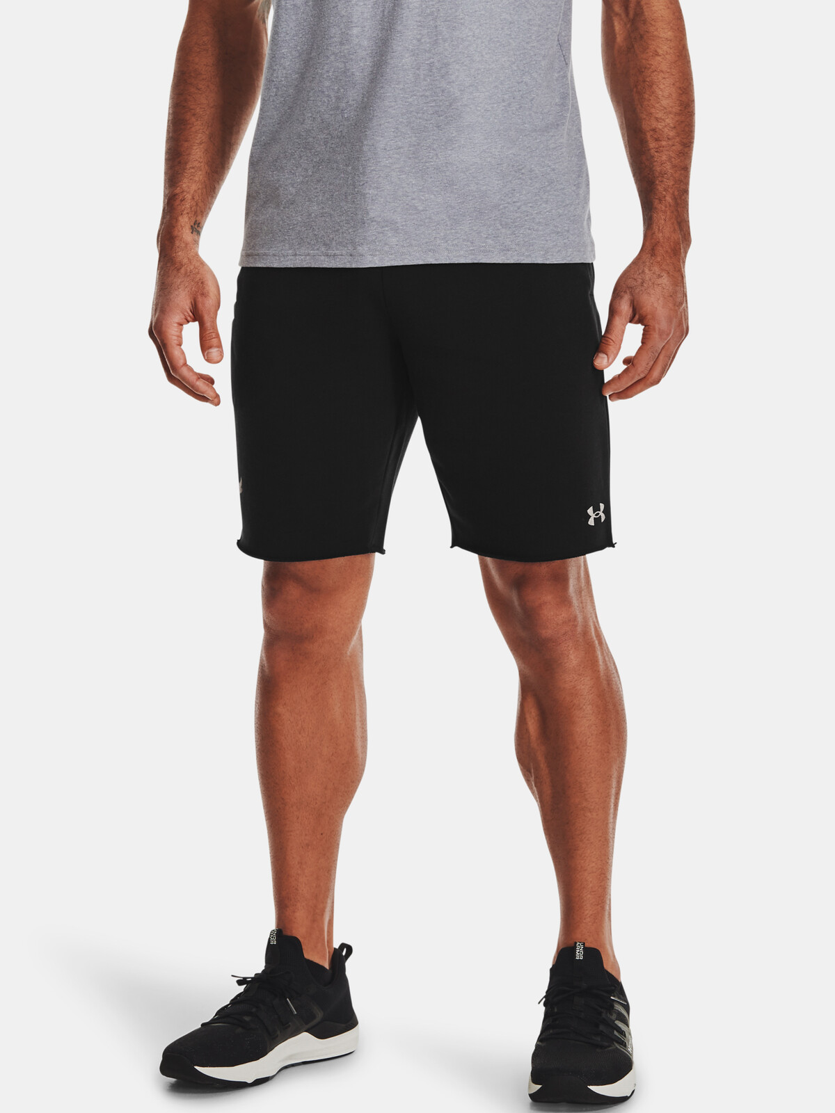Under Armour Project Rock Terry šortky - černé