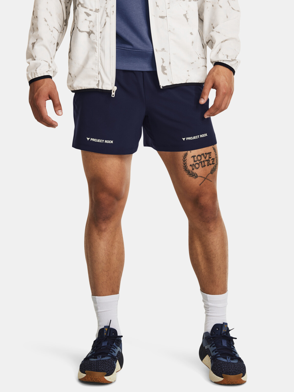 Under Armour pánské tmavě modré sportovní šortky