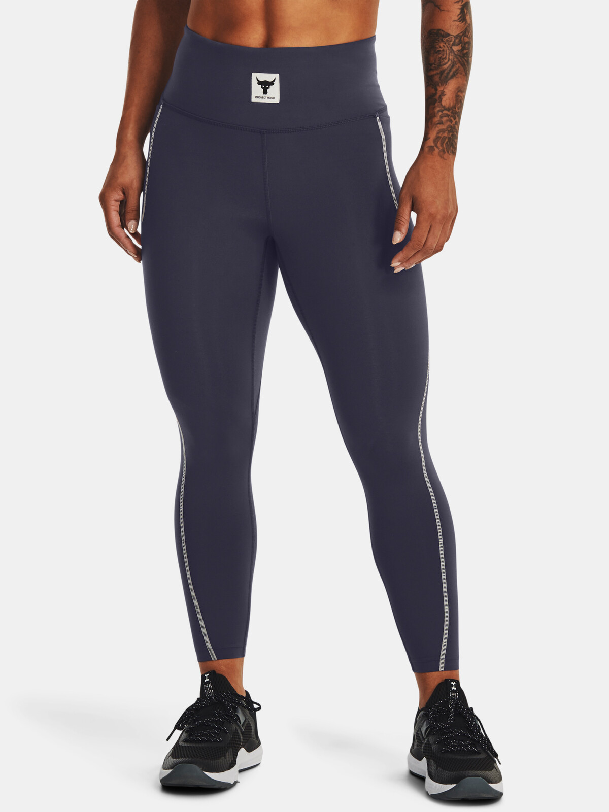 Dámské šedé legíny Under Armour Project Rock