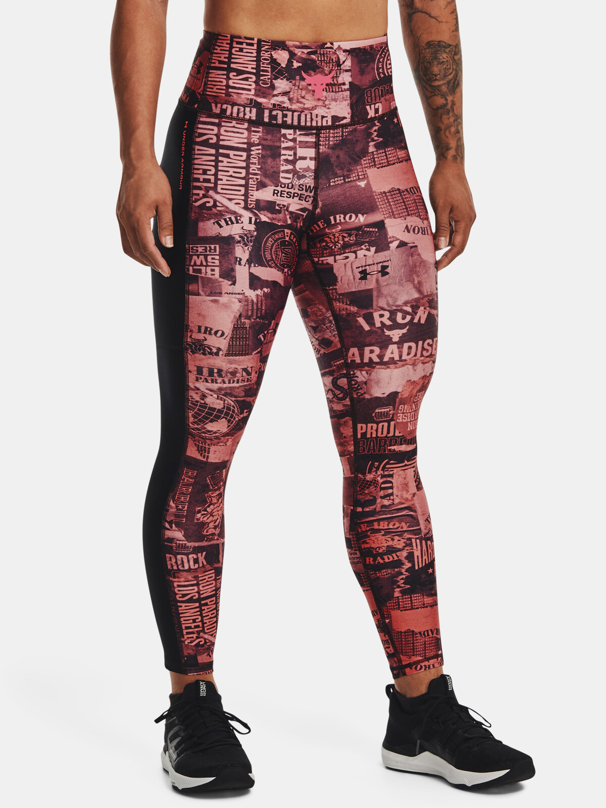 Dámské vzorované legíny Under Armour UA Project Rock