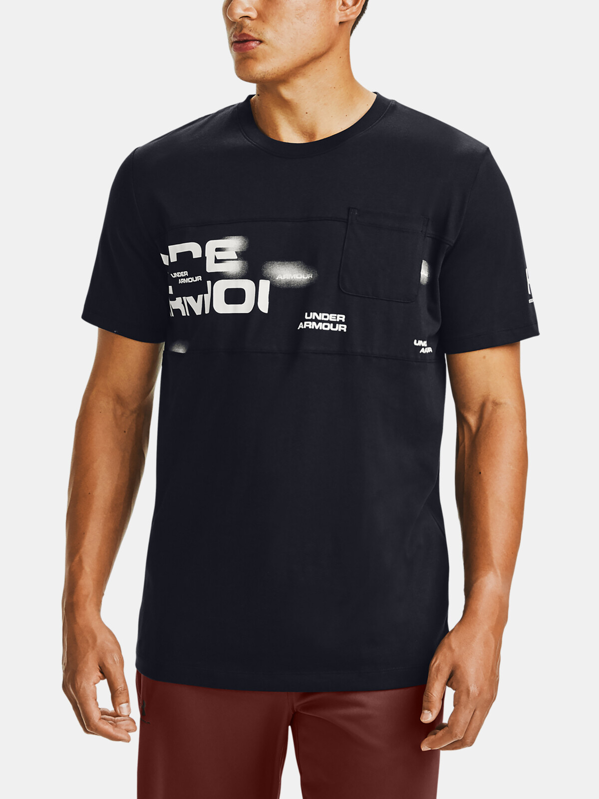 Under Armour Pocket Tee černé tričko