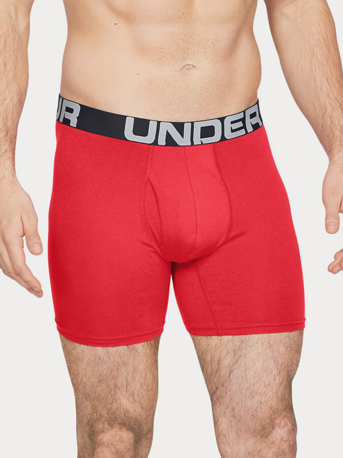Boxerky Under Armour Charged Cotton 6In 3 Pack
