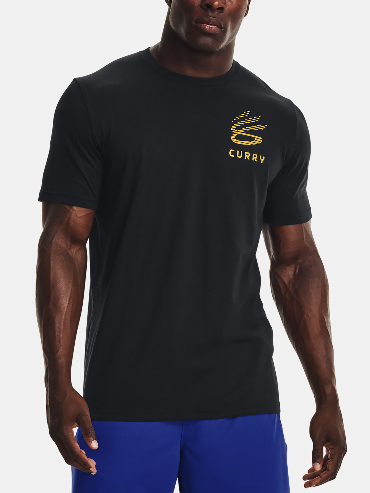 Pánské triko Under Armour CURRY XL TEE-BLK