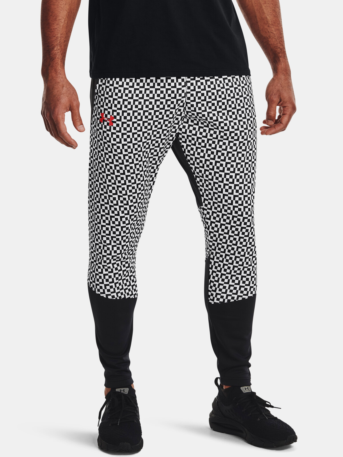 Under Armour Tepláky UA AF STORM GEO PANTS-BLK - Pánské