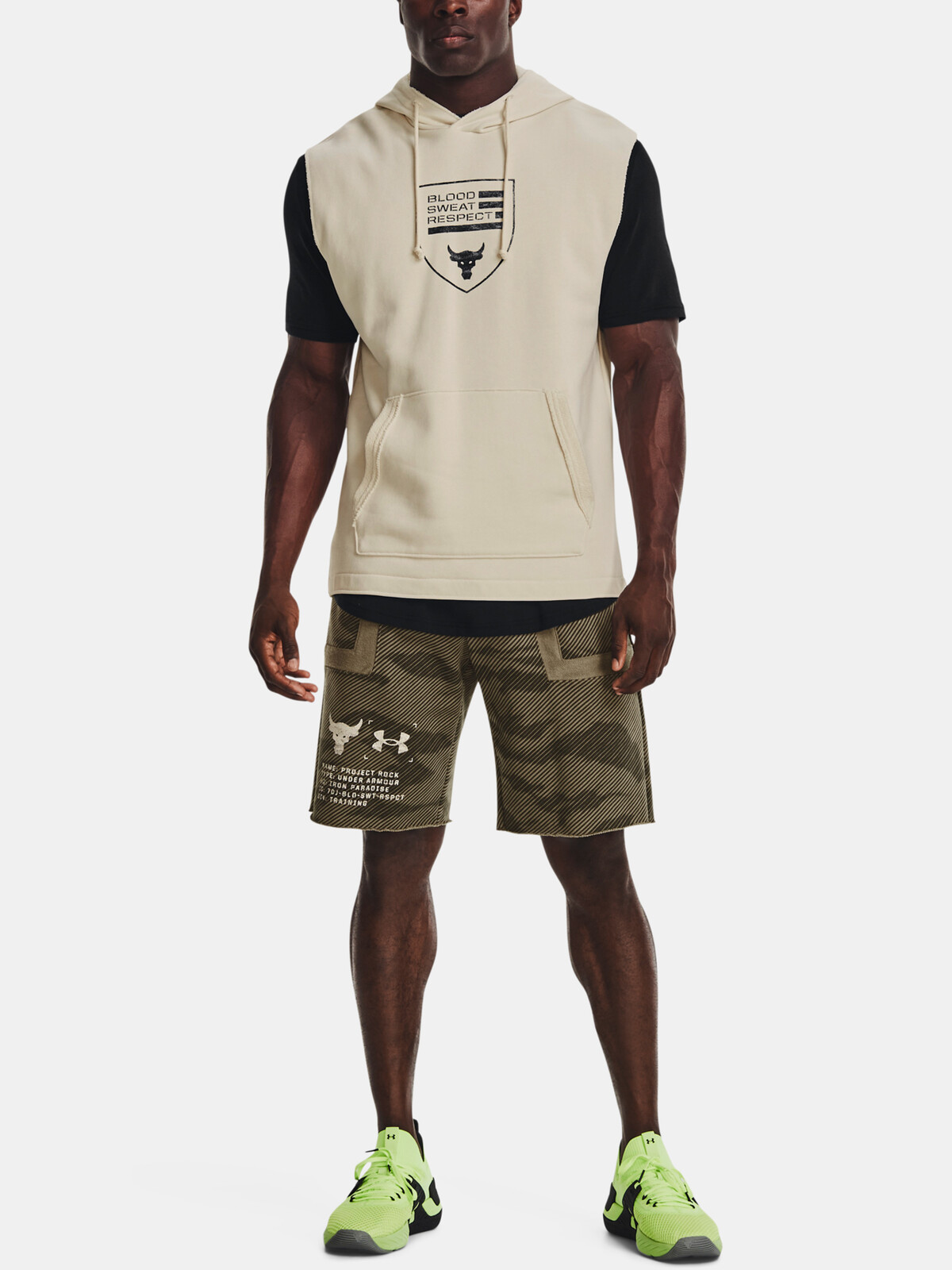 Pánská mikina Under Armour UA Pjt Rck Hvywt Terry SL HD