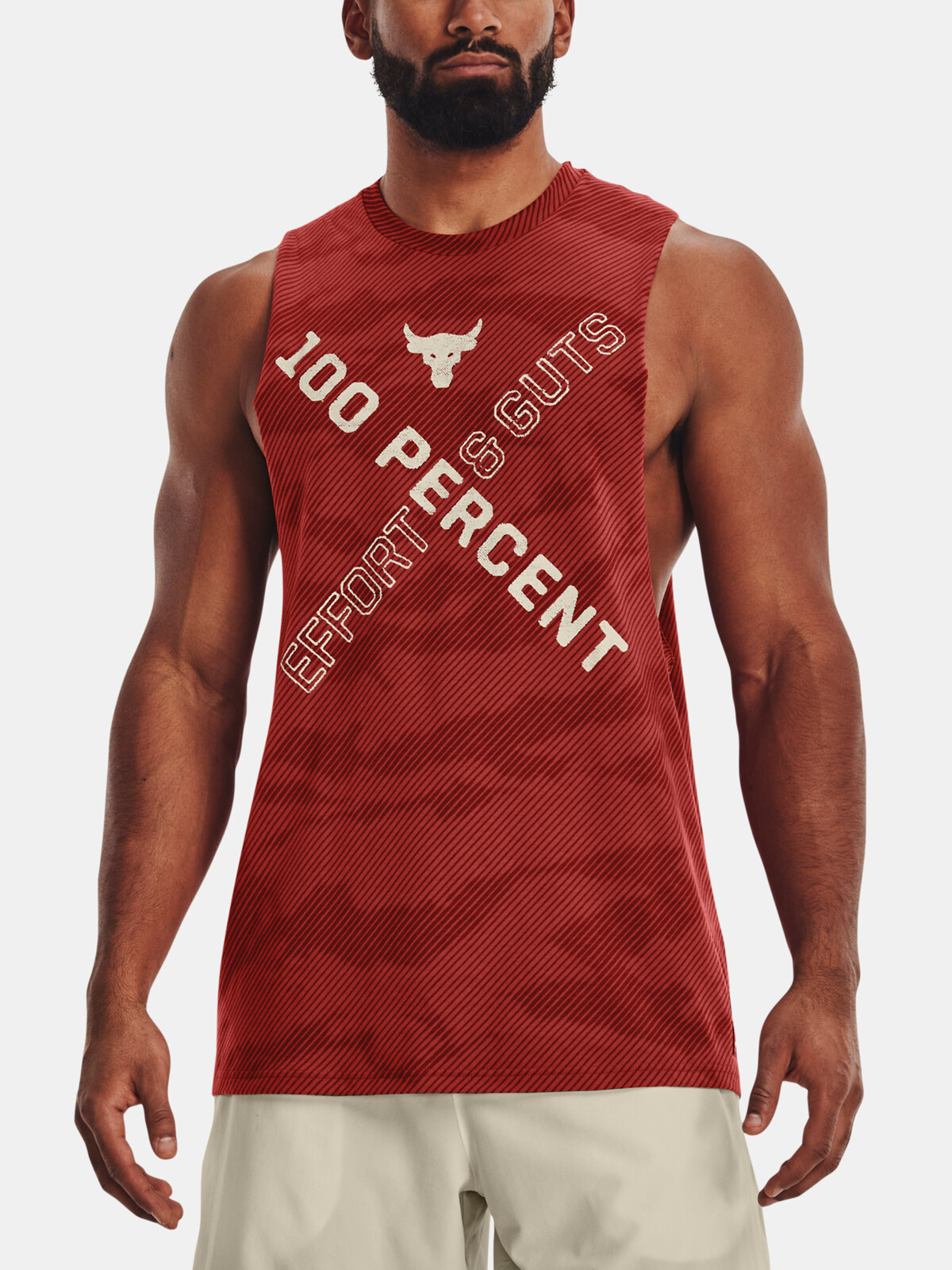 Under Armour Pjt Rock pánské tílko červené