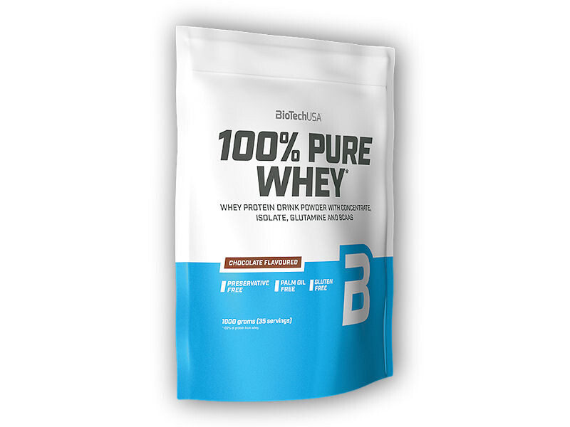 BioTech USA 100% Pure Whey 1000g Varianta: čokoláda