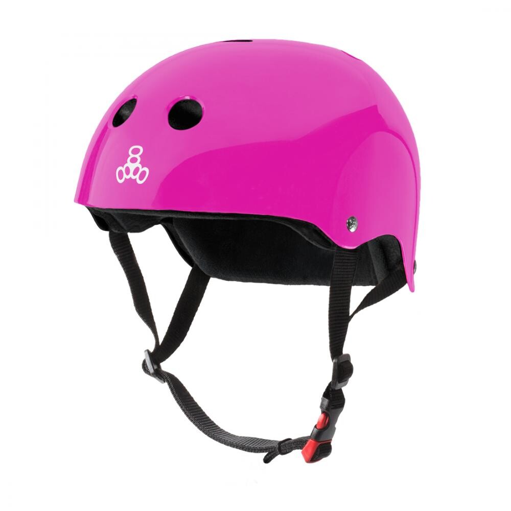 Triple Eight - The Certified Sweatsaver Helmet Pink Gloss - helma Velikost: S/M
