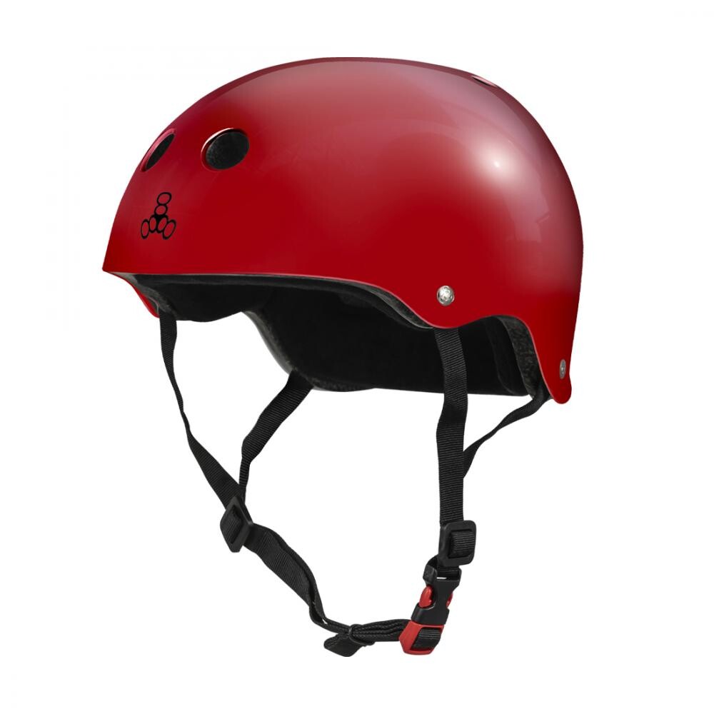 Triple Eight - The Certified Sweatsaver Helmet Red Glossy - helma Velikost: S - M