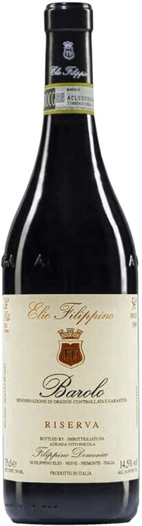 Elio Filippino Barolo Riserva 2018, Elio Filippino, Barolo DOCG, Piemonte