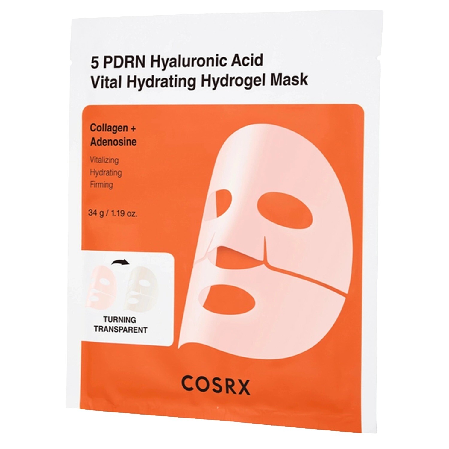COSRX 5 PDRN Hyaluronic Acid Vital Hydrating Hydrogel Mask