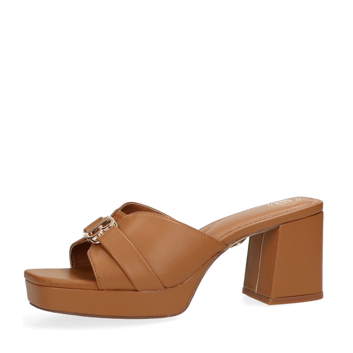 Laura Biagiotti dámské stylové pantofle - koňakové - 35