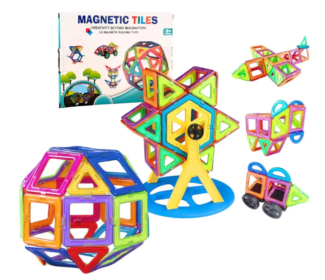 Toybit Magnetická 3D stavebnice Circle s kolotočem MSTB2443
