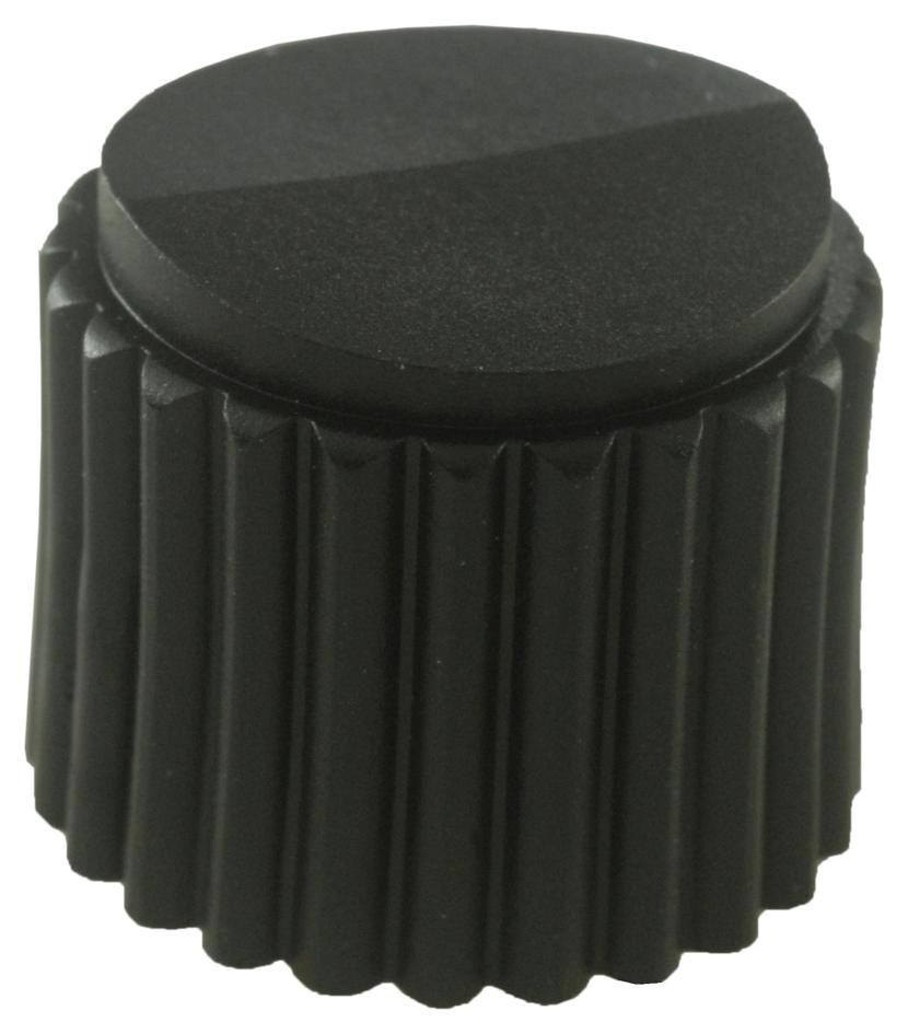 Grayhill 11K5014-Kcnb. Round Fluted Control Knob, 6.35Mm