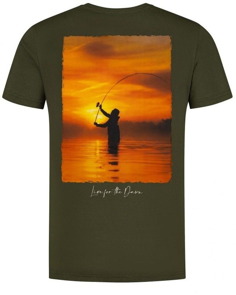 Korda Tričko Sunrise Tee Dark Olive - 4XL