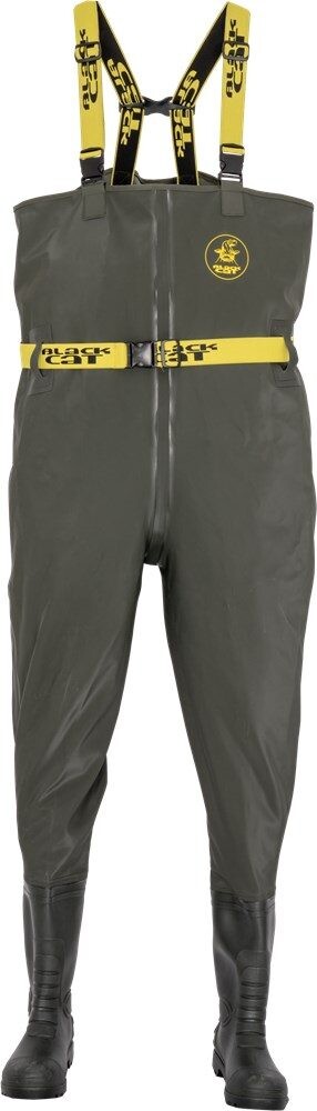 Black Cat Prsačky Green Booted Waders - 41