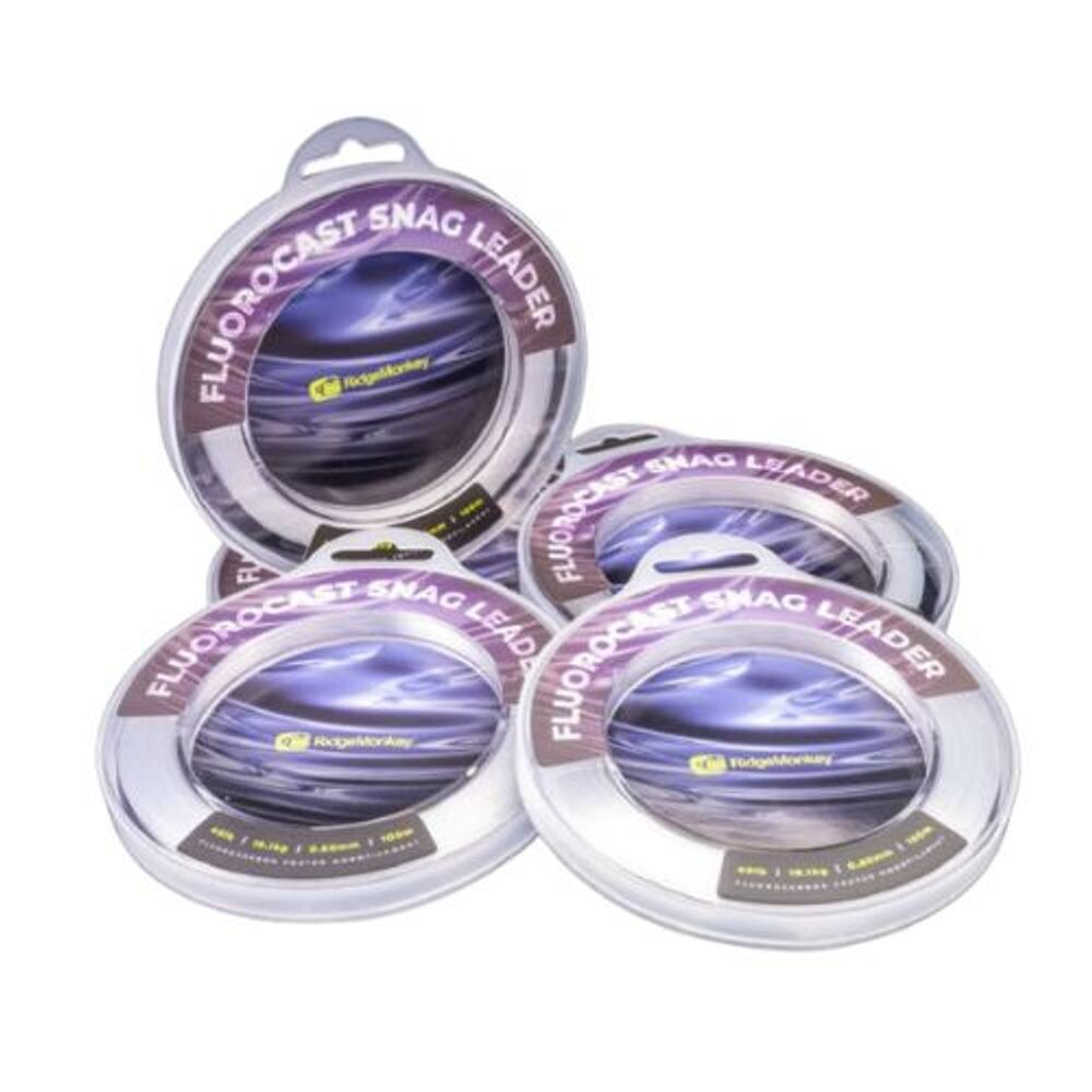 RidgeMonkey Fluorocarbon Fluorocast Snag Leader Clear 100m - 0,50mm