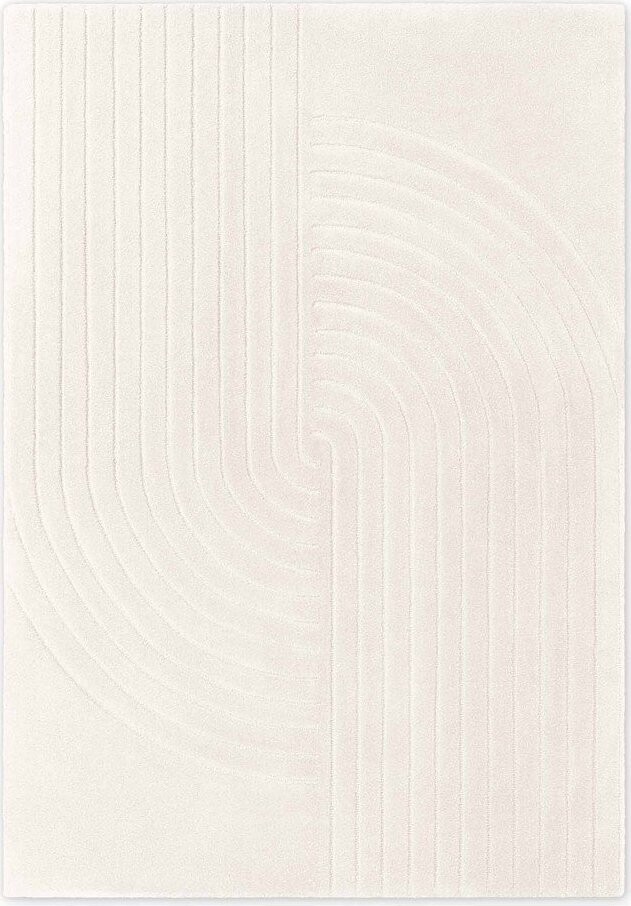 Krémový ručně tkaný vlněný koberec 80x150 cm Arcura – Vikosa