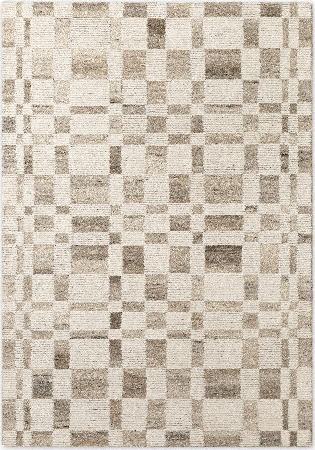 Krémový ručně tkaný vlněný koberec 120x180 cm Boho 1.0 Structa – Vikosa