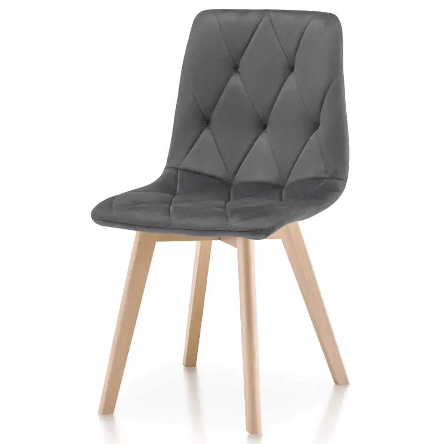 Autronic Jídelní židle CT-V4081 GREY4 - šedá