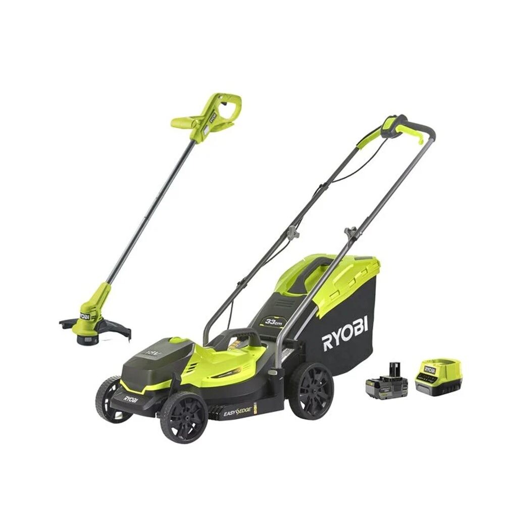 Sada aku sekačka + strunová sekačka Ryobi OLM1833LT23A-140