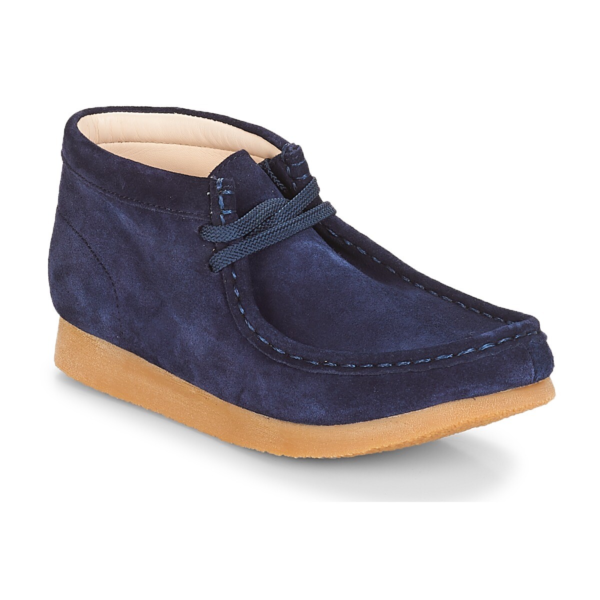 Clarks  Wallabee Bt  Modrá