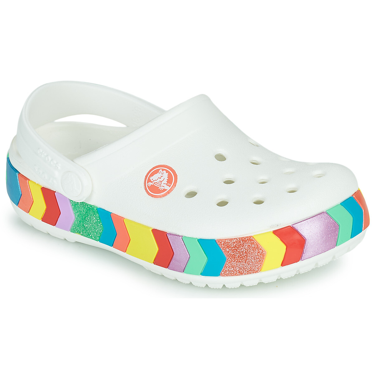 Crocs  CROCBAND CHEVRON BEADED CLOG K  Bílá