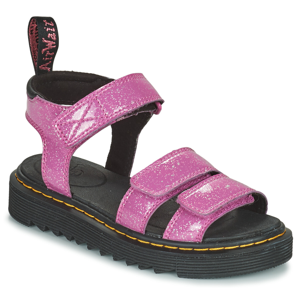 Dr. Martens  Klaire J Dark Pink Cosmic Glitter  Růžová