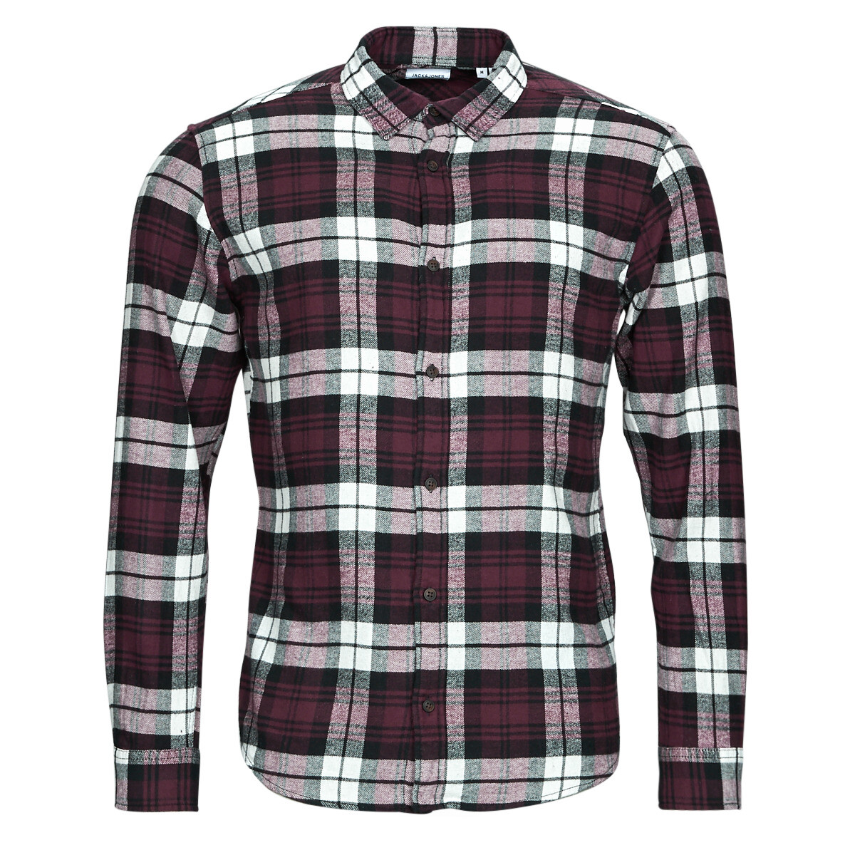 Jack & Jones  JJPLAiN AUTUMN CHECK SHIRT  Červená