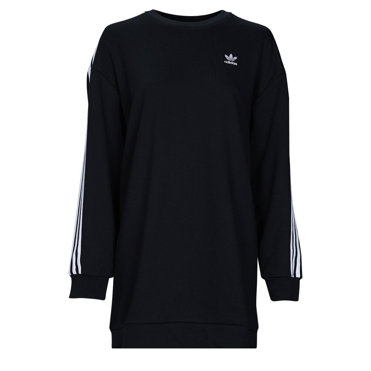 adidas  SWEATER DRESS  Černá